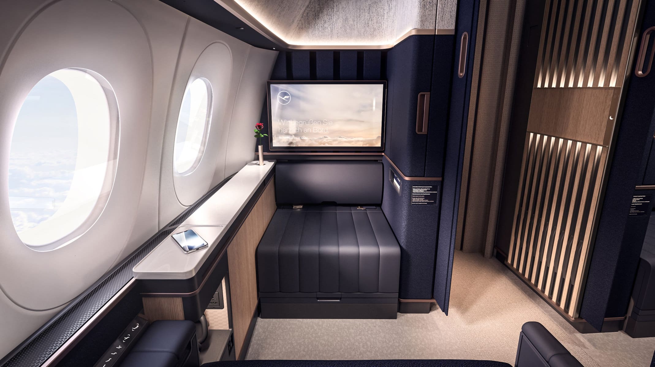 Lufthansa: New First, Business Class Cabins Unveiled