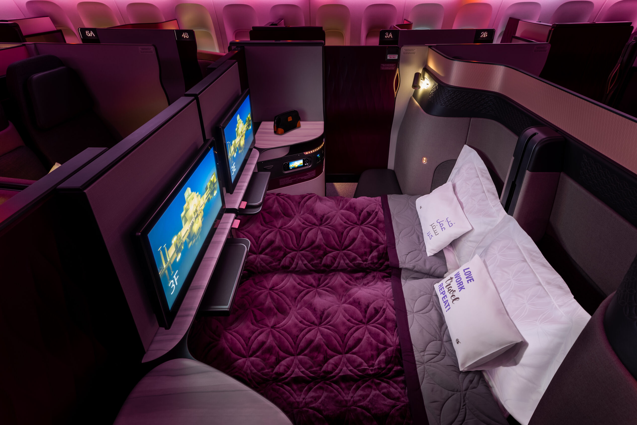 What Is It Like to Fly in the Qatar Airways Qsuite from Doha to New York?