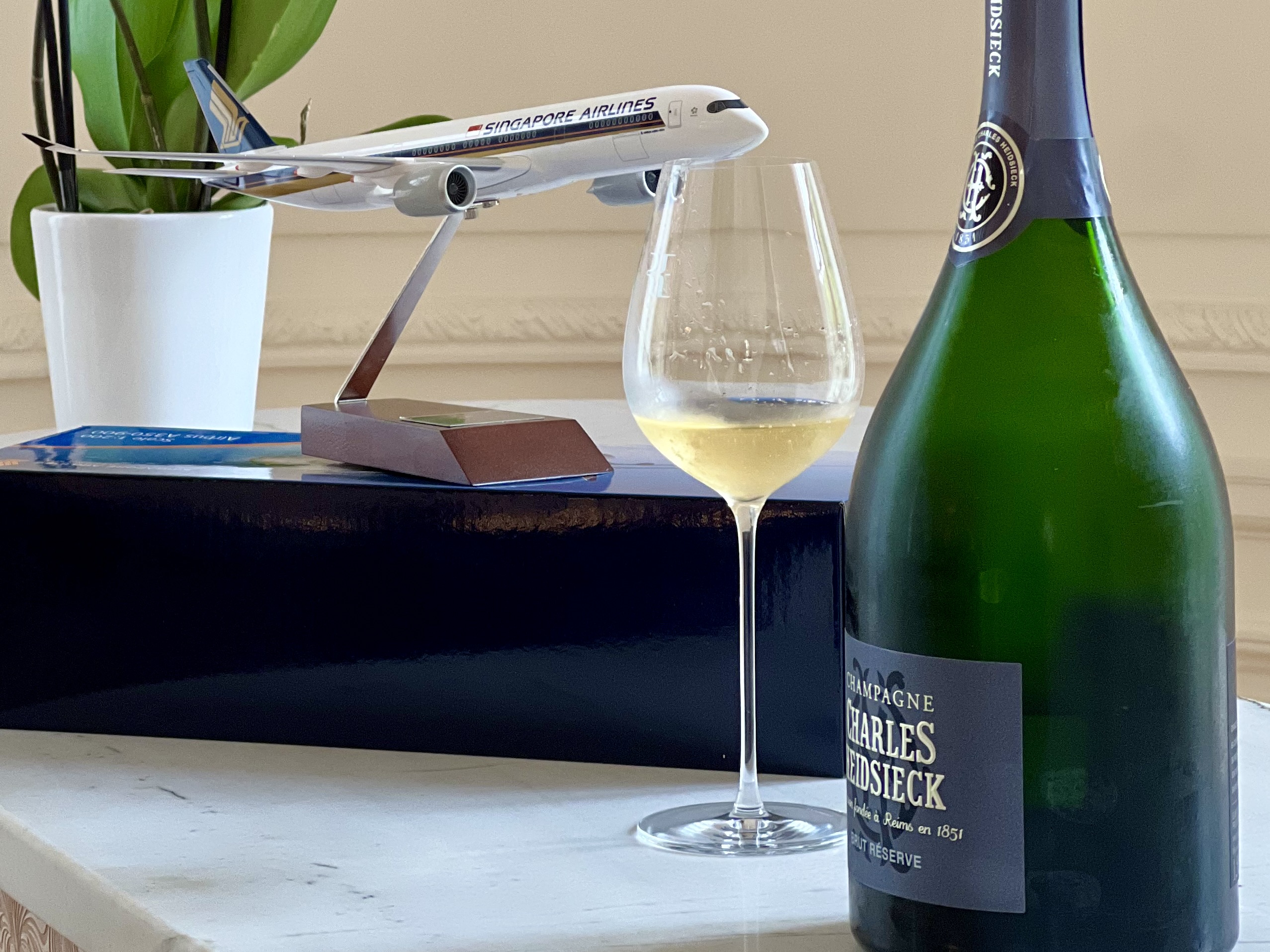 Flight Level Champagne: The Art and Science of Sipping Bubbly on a Plane