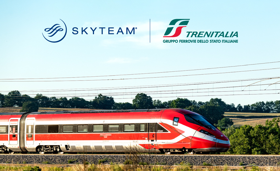 SkyTeam collabora con Trentalia per rivoluzionare i viaggi aereo+ferroviario in Italia