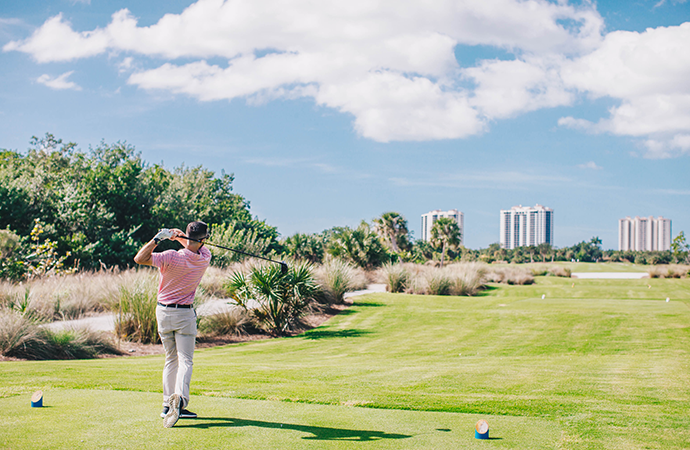 Golf course at JW Marriott